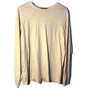 George Tan Long Sleeve Crew Neck Men’s Large Soft T-Shirt.
